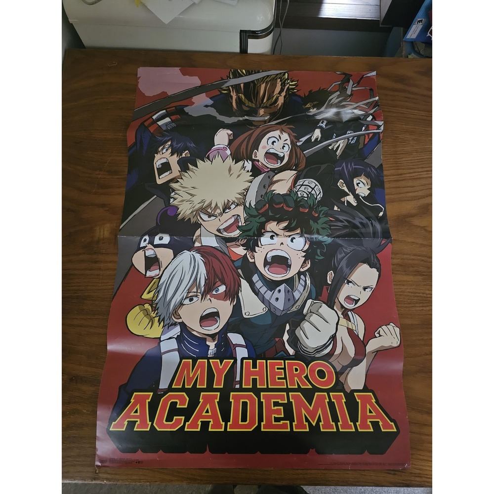 My Hero Academia Group Poster 22.375x34 Trends Large Multicolor Anime Decor